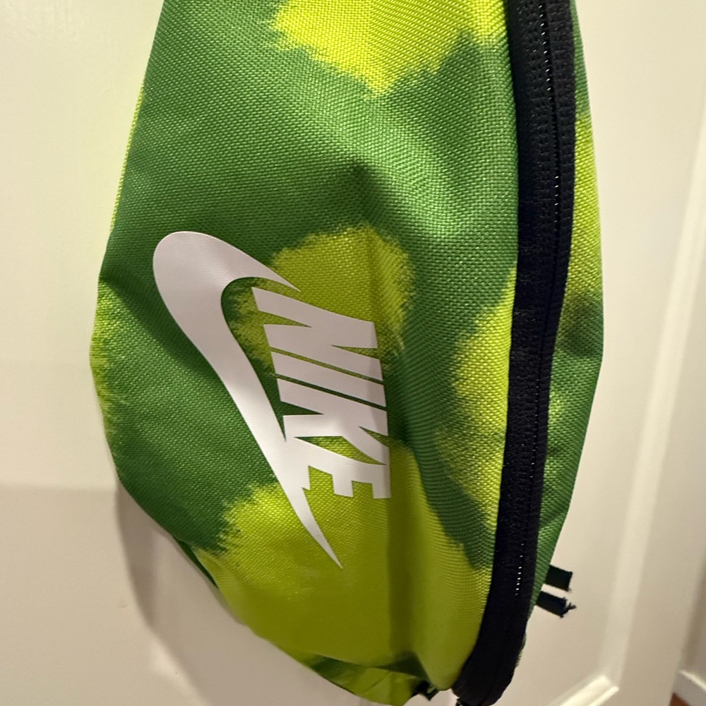 Nike Vibrant Green and Yellow Waist Bag